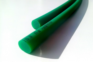 PU Round belt | Round Blet | PU Cord | Thermoplastic Blet - Green, 89A, Rough Surface
