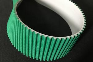 PU Open type timing belt 3M/5M/8M/14M with green facbric 